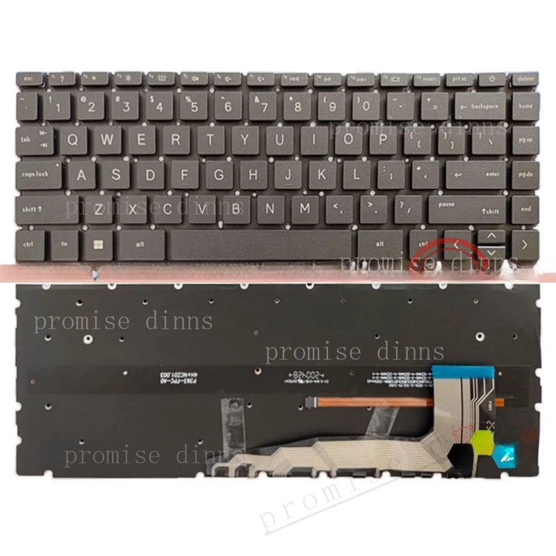 M  New for HP Pavilion Plus TPN-W160 14-EY 14-EW 1051/1054TU Keyboard US Blacklit