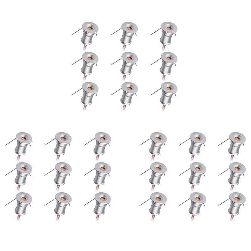 at05-mini-downlight-dc12v-1w-3000k-27-pack-silver-shell-used-for-indoor-wardrobe-lighting-cabinet-lighting-artwork-light