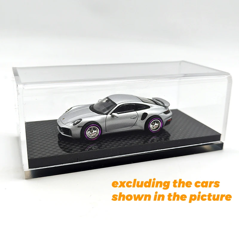 1/64 Model Car Acrylic Display Box Diorama Model Transparent Protective Case Scene Toys Gifts For Collection(Without cars)