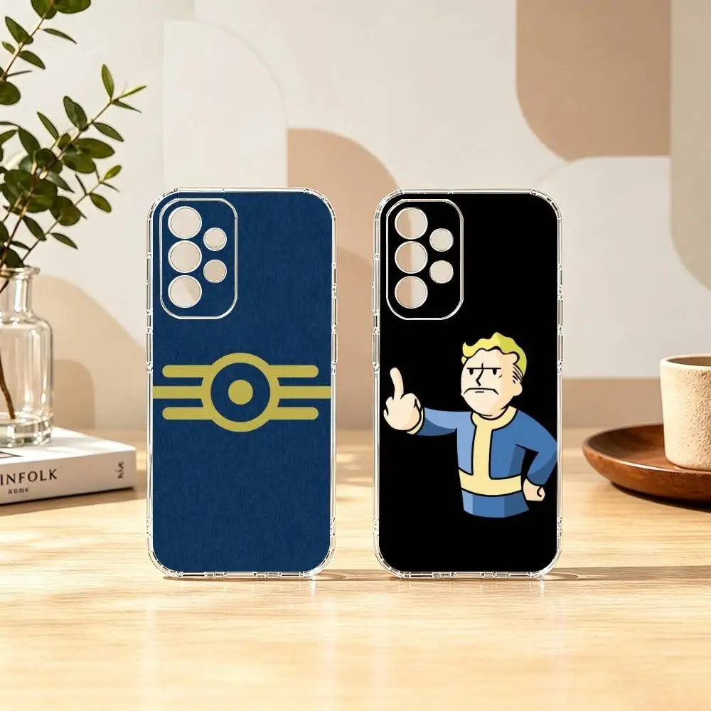 Game F-Fallouts Gift Phone Case For Samsung S25,S24,S21,S22,S23,S30,Ultra,S20,Plus,Fe Transparent Cover