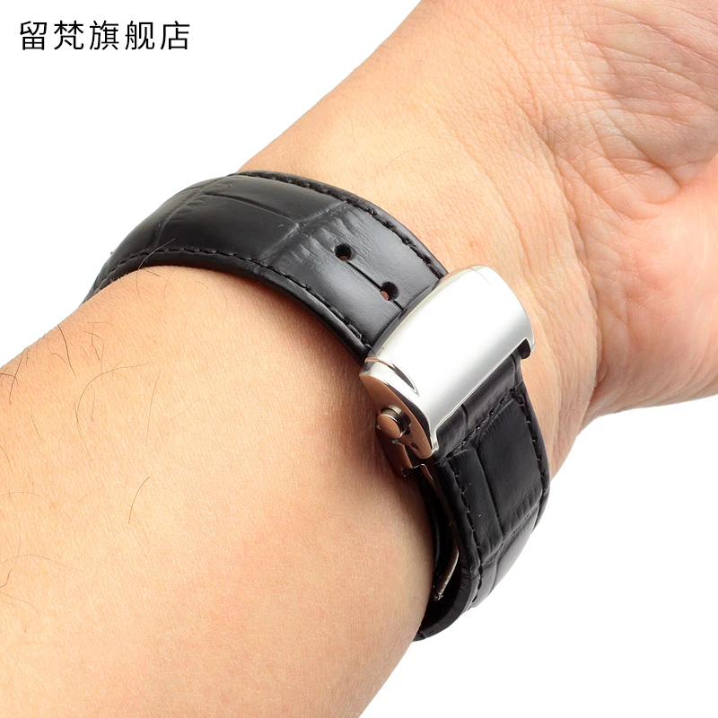 

18 мм для Maurice Lacroix Pontos PT6098 PT6388 LC6017, ремешок для часов, металлическая пряжка, складная застежка с двойным нажатием из нержавеющей стали