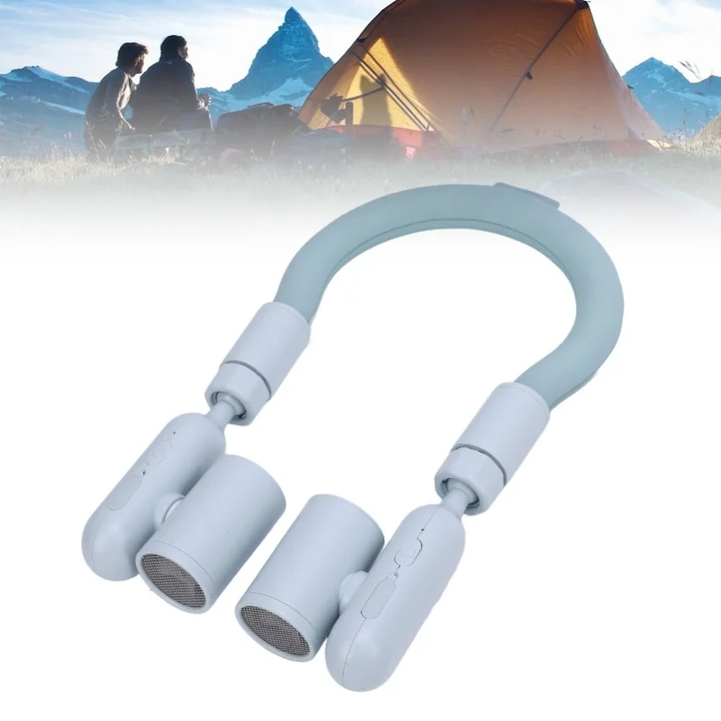 

Охлаждающая трубка для шеи Портативный вентилятор Высокоскоростной портативный охладитель PCM на батарейках Тихий легкий для занятий спортом на открытом воздухе Розовый