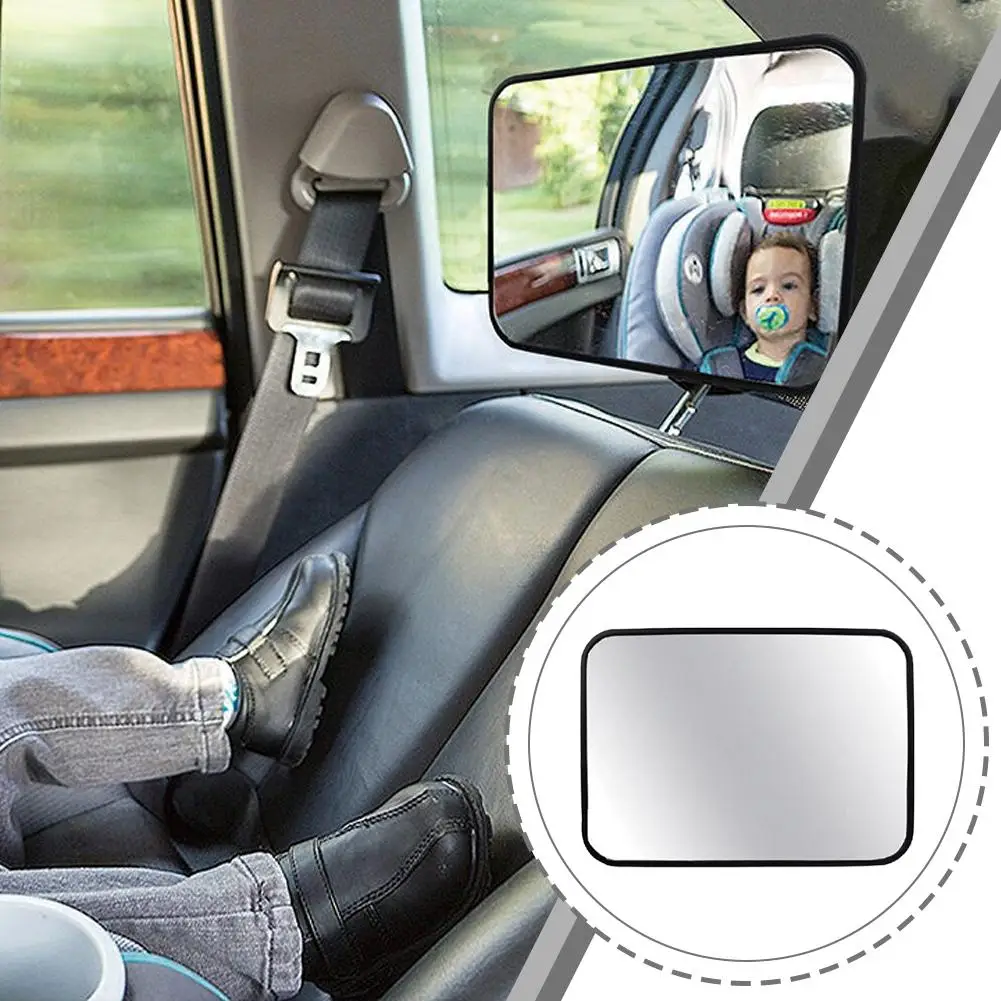 Baby Car Rear Seat View Mirror Child Adjustable Wide Seat Car Safety Mirror Monitor Headrest High Quality Car Interior Styling