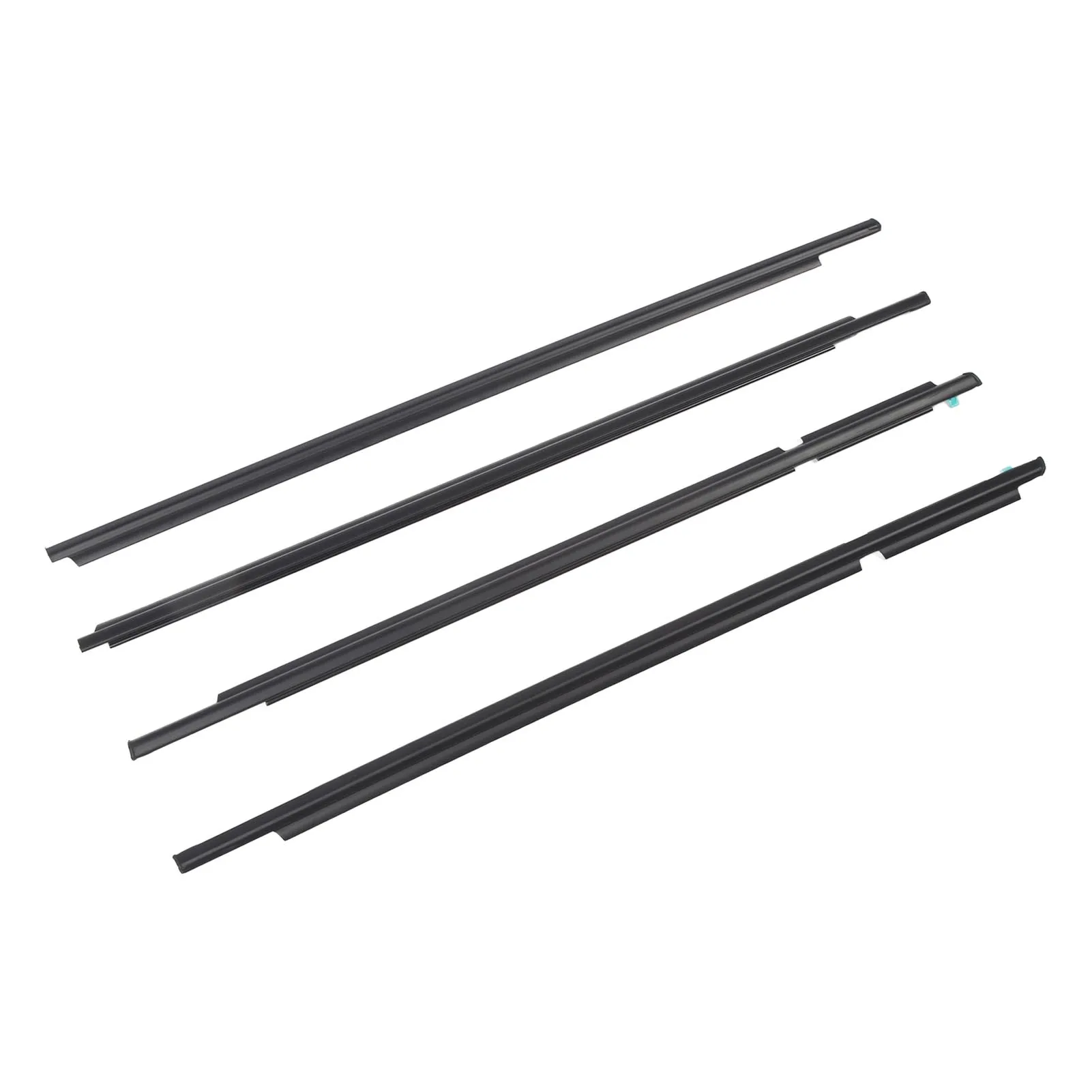 

4 шт., резиновый уплотнительный ремень премиум-класса для окна автомобиля 75711-60061, замена для Toyota Land Cruiser Prado 120 Series 2003-2009