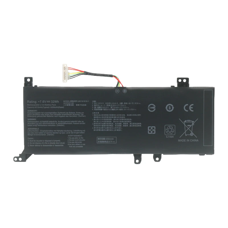

CO B21N1818-1 laptop battery for Asus y5200f y5200fb fl8700 fl8700f x409f x409fb B21N1818-3