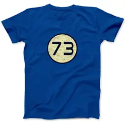 Number 73 T Shirt 100 Premium Cotton Sheldon long or short sleeves