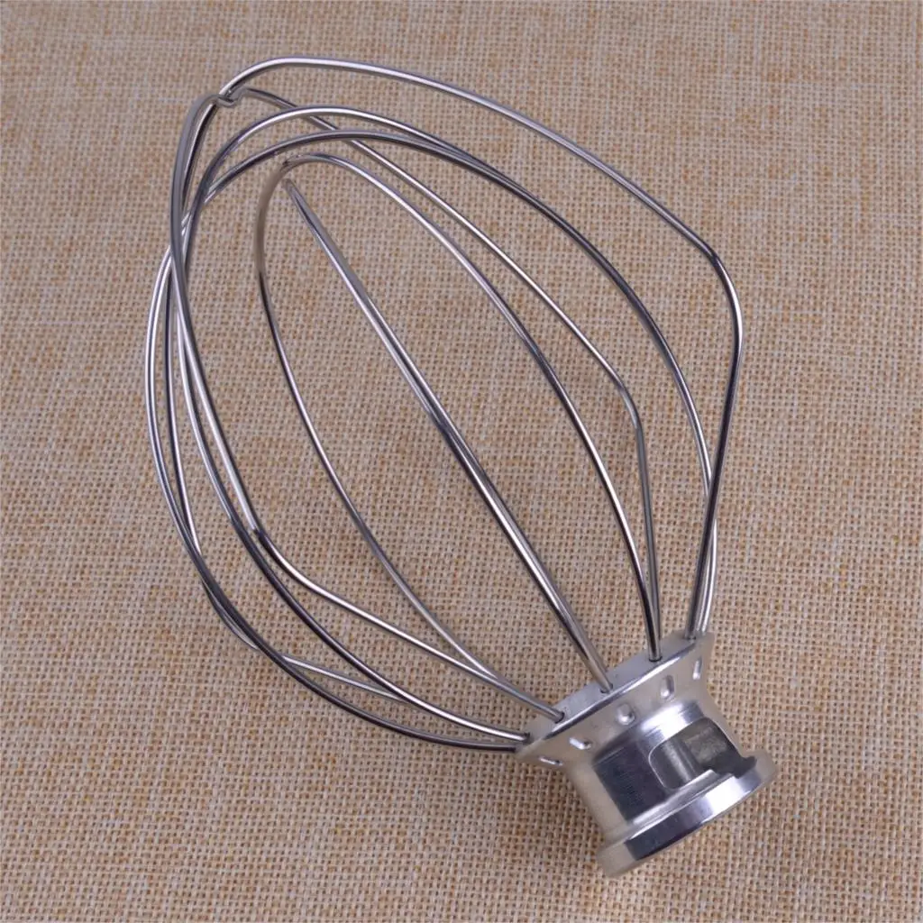 LETAOSK 6 Wire Whip Stand Mixer Attachment 304 Stainless Steel Fit for KitchenAid K45WW WP9704329 KSM150 KSM160 K45 KSM90 KSM100