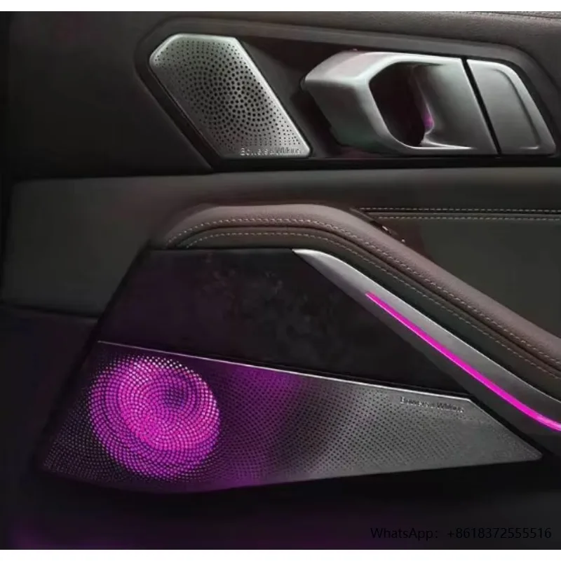 

XingCar Decoration Lighting Speaker Cover Tweeter Luminous Ambient Light Speaker Cover Interior For X5 G05 X7 G07 Cover Plate