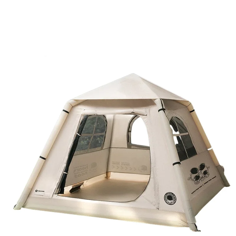

Outdoors Single Layer Inflatable Tent Camping and Picnicking Portable Camping Rainproof Windproof Ultraviolet-proof Tent