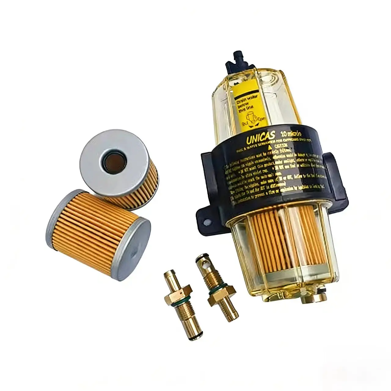 UF-10K Fuel Filter Water Separator Assembly for Mercury Yamaha Suzuki Tohatsu Marine Outboard Motors