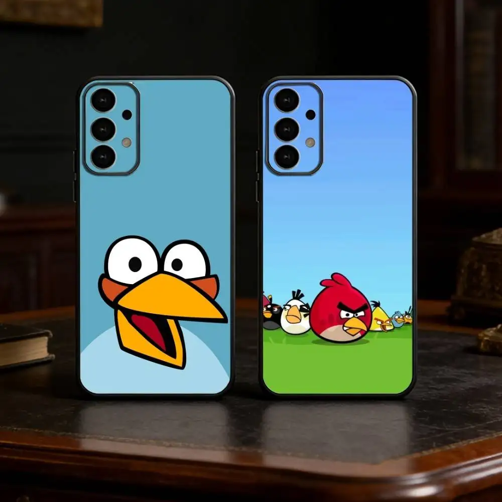 Classic Game A-Angry B-Bird Phone Case For Samsung S25,24,21,22,23,30,Ultra,20,Plus,Fe,Lite,Note Soft Black Cover