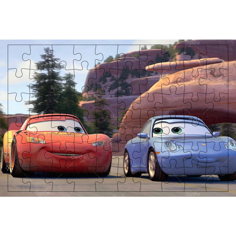 Disney Cars Racing Car Red Lightning McQueen 1000PCS Puzzles Puzzle Game Kids Like Wooden Jigsaw Friends Gift Room Desk Ornament