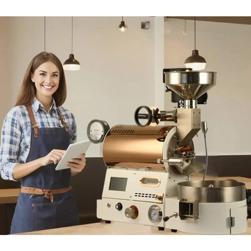2025 Newest 300g 500g 600g 700g Touch Screen Home Coffee Roaster Coffee Shop Coffee Roasting Machine