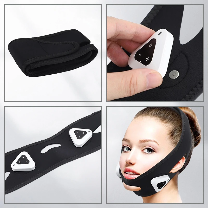 Elettrico Viso Dimagrante Benda Massaggiatore V Linea Viso Shaper Mento Guancia Sollevamento Cintura Anti Rughe Massaggiatore Viso Bellezza SkinCare
