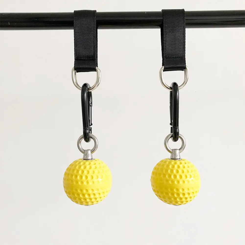 Pull Up Ball Non-slip Strong Friction Yellow Climbing Training Power Grip Ball for Workout