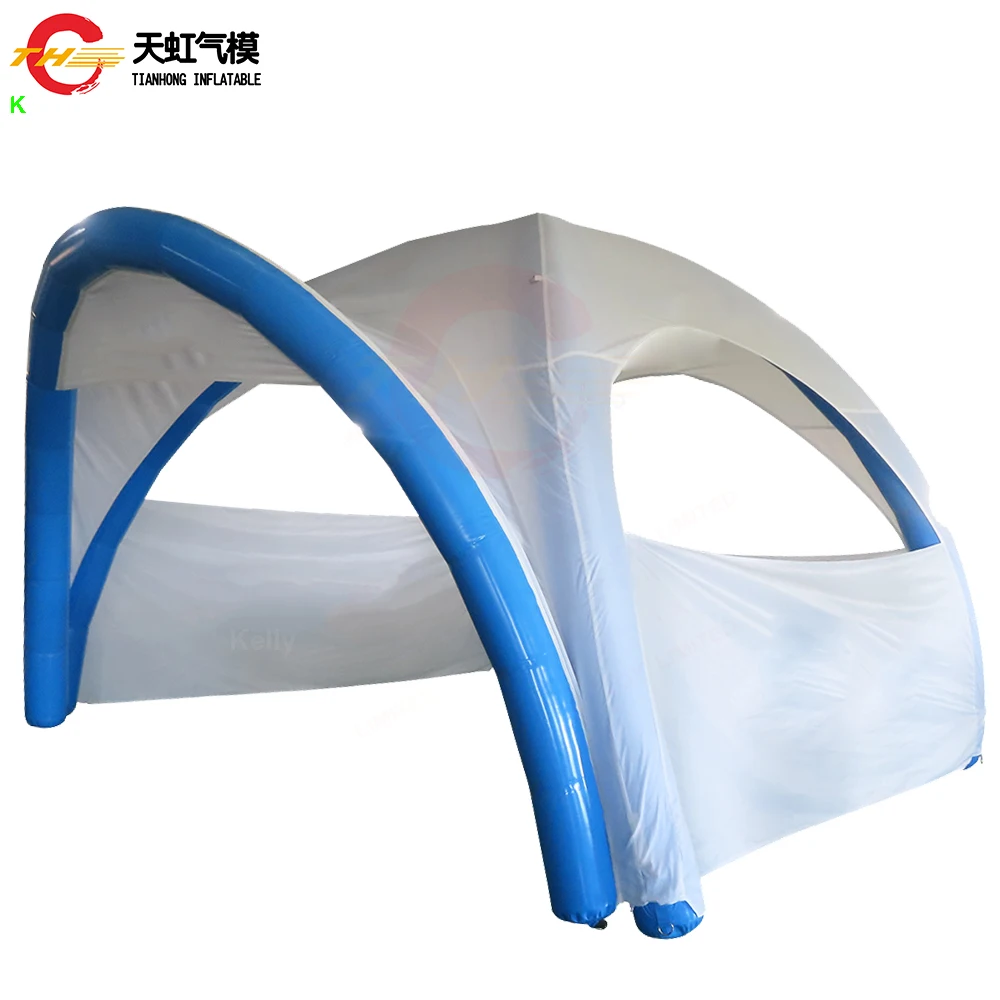 Fast Shipping Air Tight 4x4m Inflatable Spider Dome Tent with Enclosure Walls 4 Legs Outdoor Inflatable Event Tents