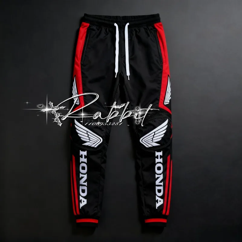 

2026 New Race Cycling Suit Honda Racing Fashion Design Motorcycle Pants Bicycle Off Road Enthusiasts Outdoor Pants Hiking Sports
