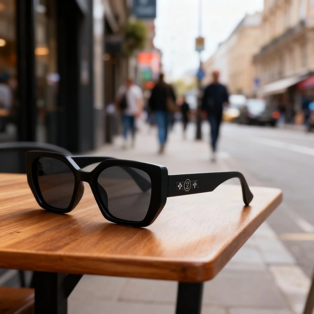 

​​New Womens Square Frame Polarized Sun Protection Sunglasses for Street Photography Popular Personalized Versatile​​