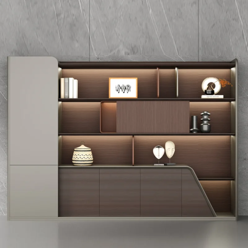 Boss Manager Office File Cabinet Background Cabinet Modern Simple High Office  File