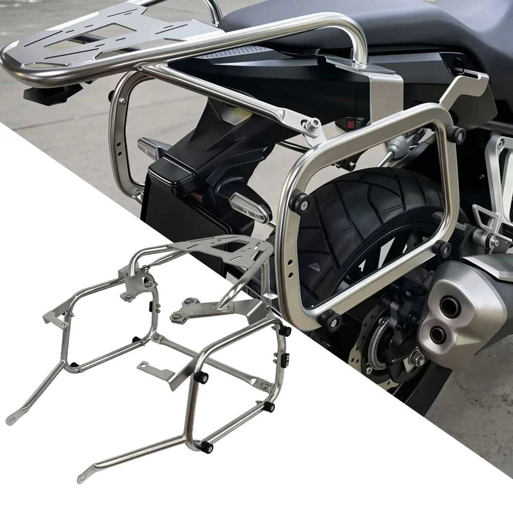 

Кронштейн для боковых кофров мотоциклов Honda CB500X NX400: стальной комплект для надежной фиксации багажных боксов