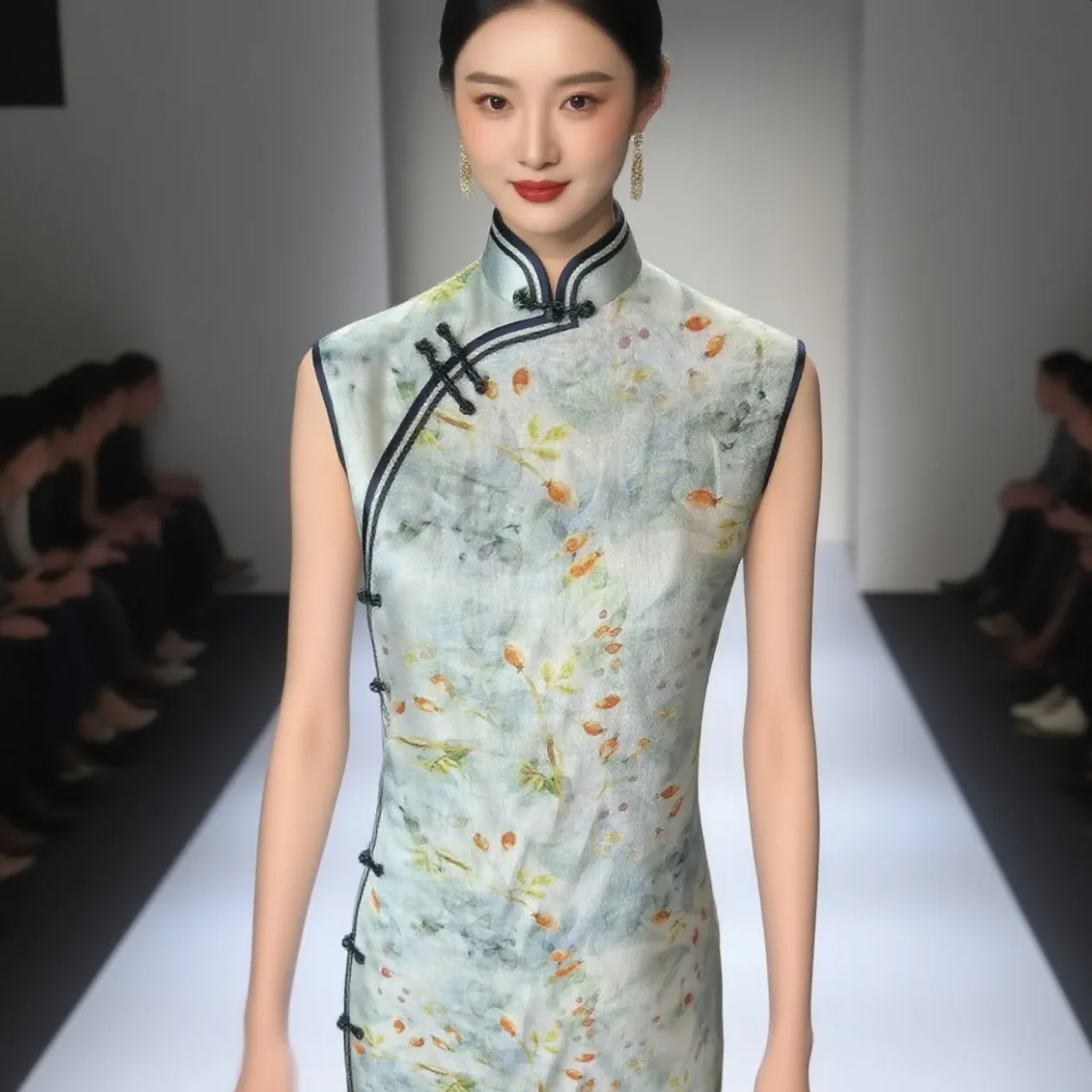 

100% чистая ткань рами для шитья одежды, летнее платье с цифровой печатью, тонкий халат в китайском стиле, льняная обивочная ткань 2025