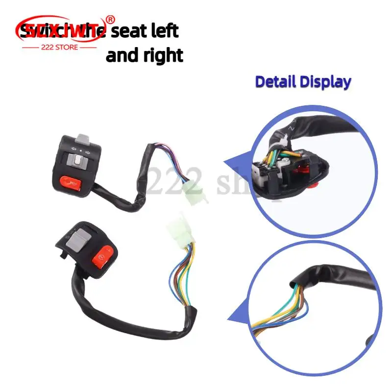 

Handlebar Controller Switches for Yamaha Electric Bike Scooter Signal Electric Fog Light Horn ON-OFF Button Switch