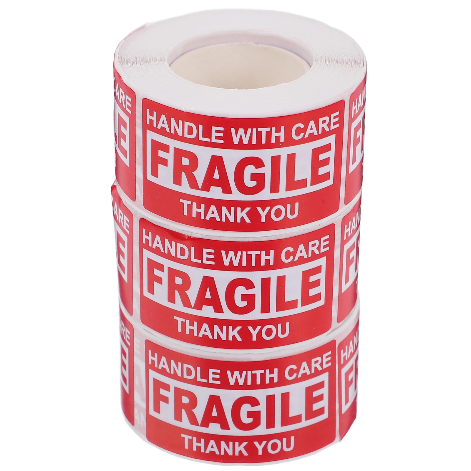 

3 Rolls Stickers Fragile Label Decals Item Reminder Labels Glass for Shipping Moving Essential Handling
