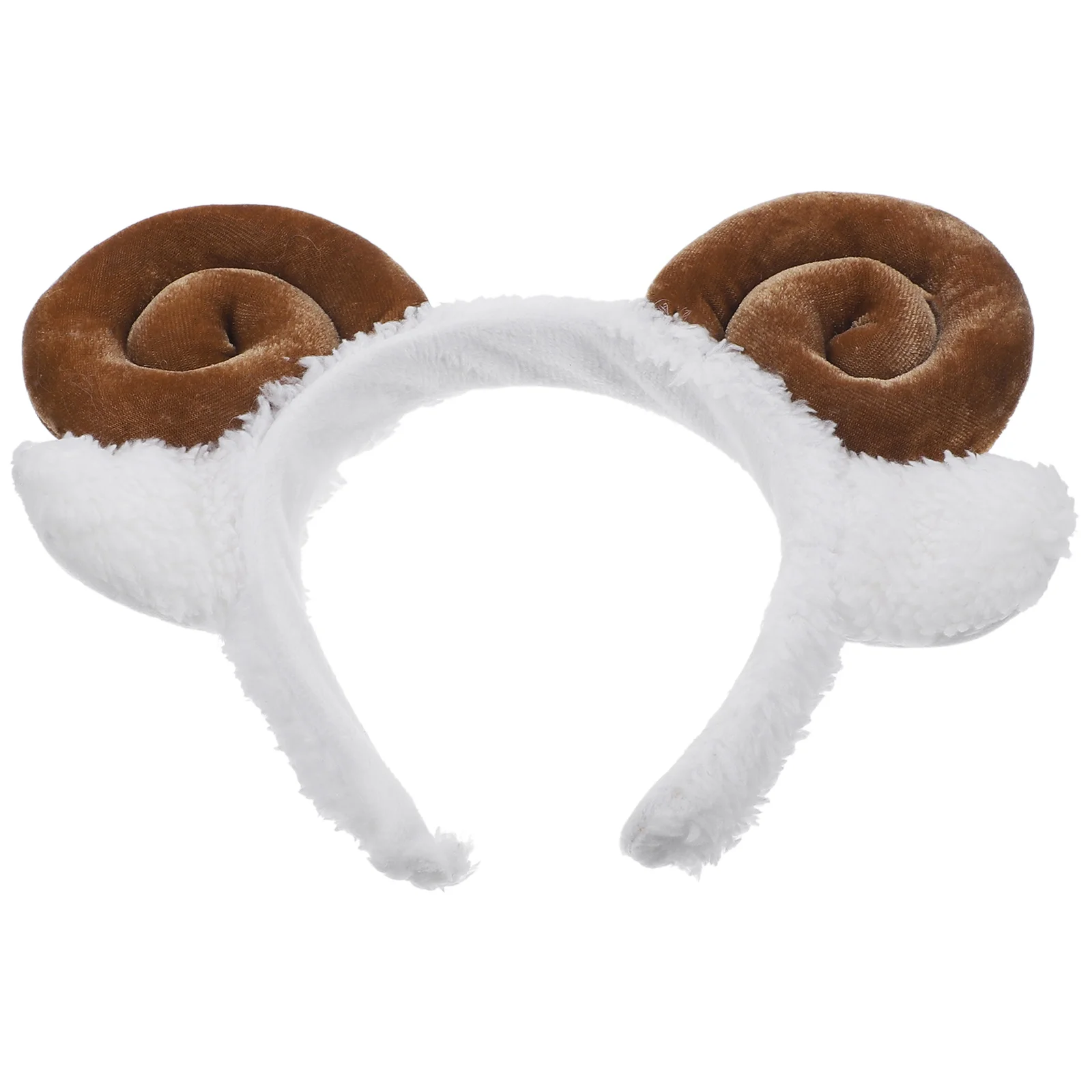 

Pink Headband Hair Hoop Clothing Adorable Headwear Horn Women's Sheep Ears Animal Bands