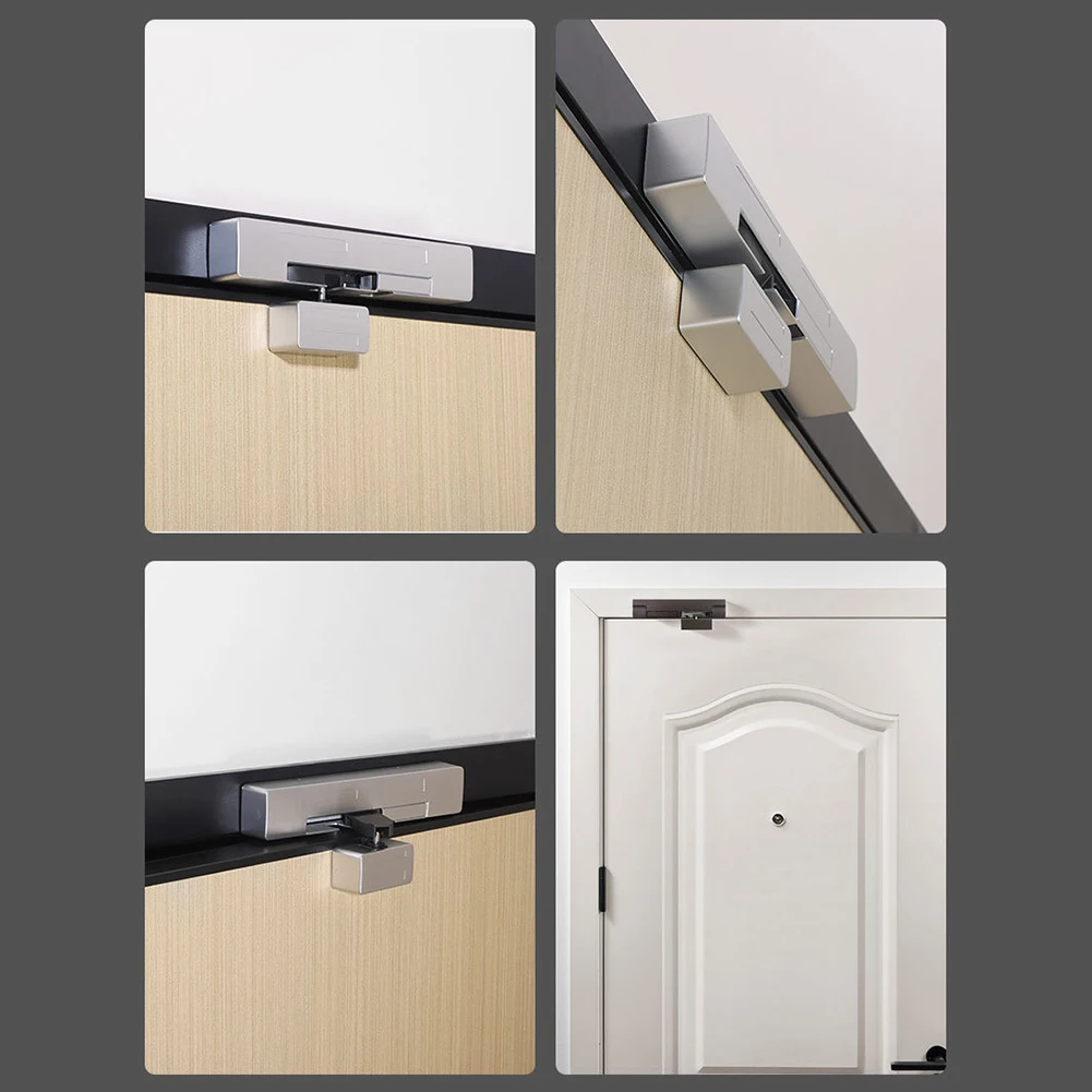 Damping Buffer Door Closer Silent & Secure Closure Suitable for Flat Outward Opening Wooden Doors Easy Installation