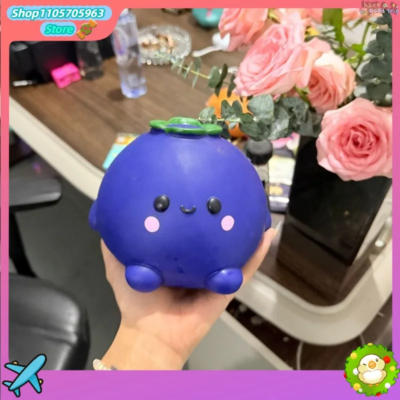 Blueberry Pig Squeeze Slow Rebound Toy Cute Cartoon Squishy Stress Relief Vent Toy Creative Funny Decompression Fidget Toy Gift