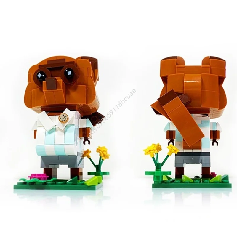 

244pcs MOC Tom Nook Ideas and CUUSOOed Model Building blocks Construction Christmas gifts Assemble toys creative Education Brick