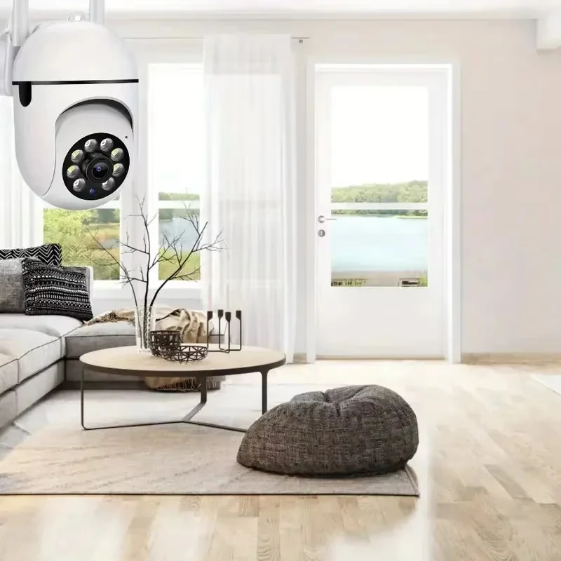 5G واي فاي كاميرا مراقبة فيديو 5MP CCTV PTZ IP كاميرا الذكية تتبع الإنسان 4X التكبير للرؤية الليلية كامل اللون في الهواء الطلق مقاوم للماء