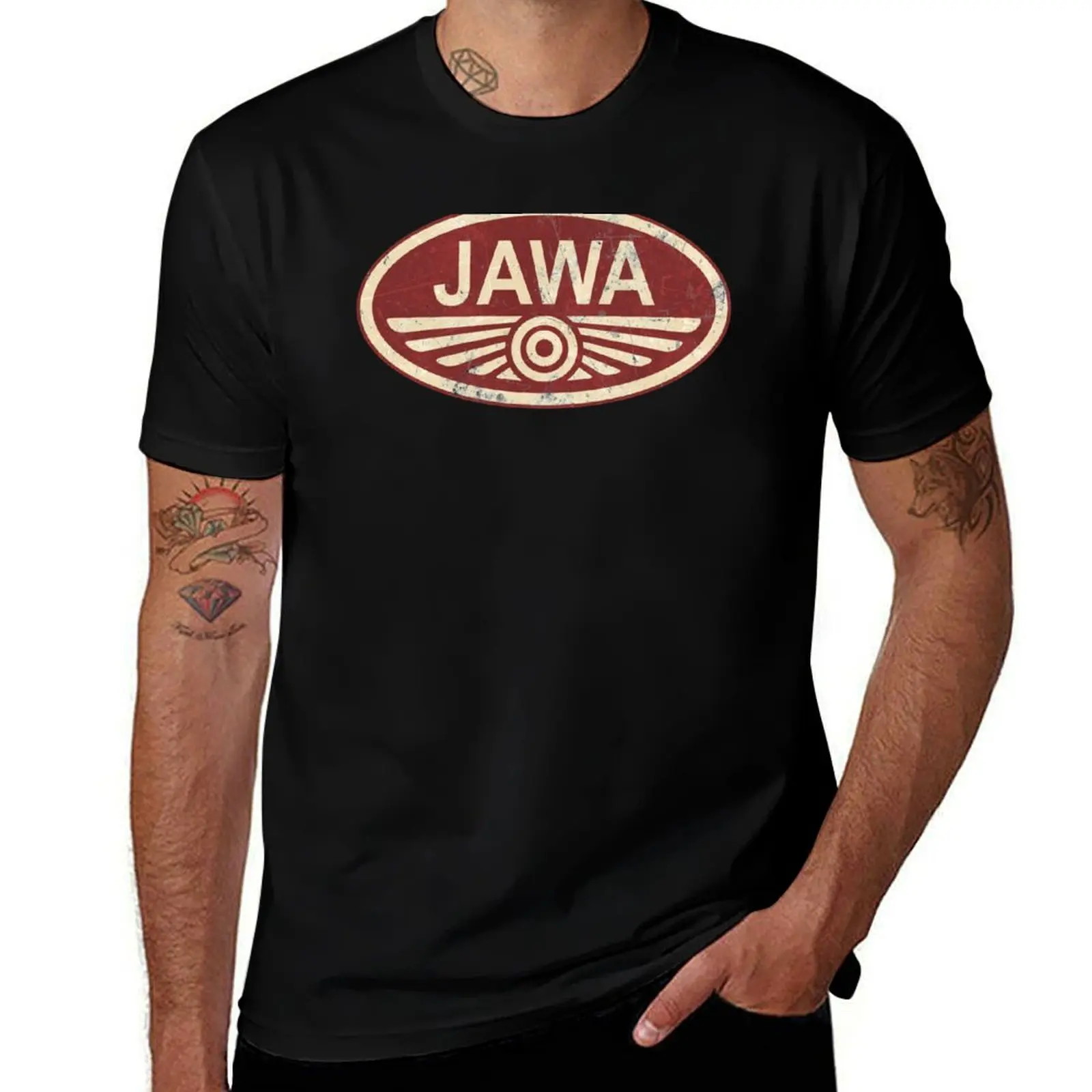 Jawa Motorcycle Retro T-Shirt man t shirt funny meme t-shirts shirts graphic Anime t-shirt t shirts for men pack