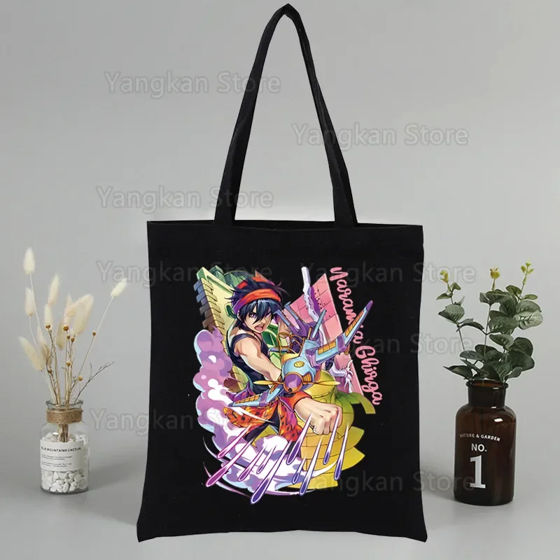 Jojos Bizarre Adventure Women Shopping Canvas Bag Female Girl Tote Eco Harajuku Shopper Shoulder Bags,Drop Ship