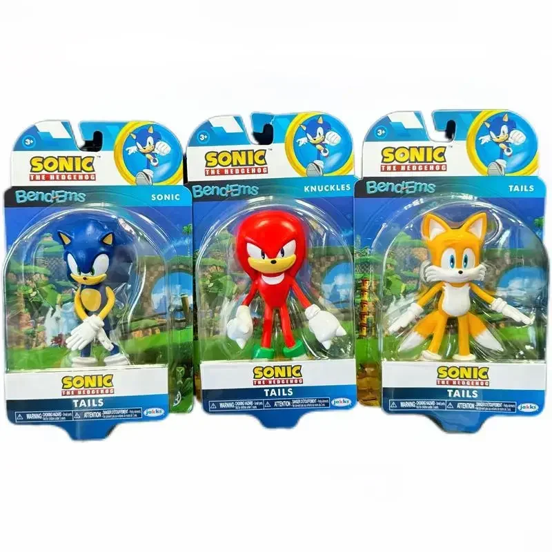 Классическая мультяшная фигурка Sonic The Hedgehog Knuckles Super Silver Amy с моделью аксессуаров, коллекционные детские игрушки, подарок Классическая мультяшная фигурка Sonic The Hedgehog Knuckles Super Silver Amy с моделью аксессуаров, коллекционные детские игрушки, подарок