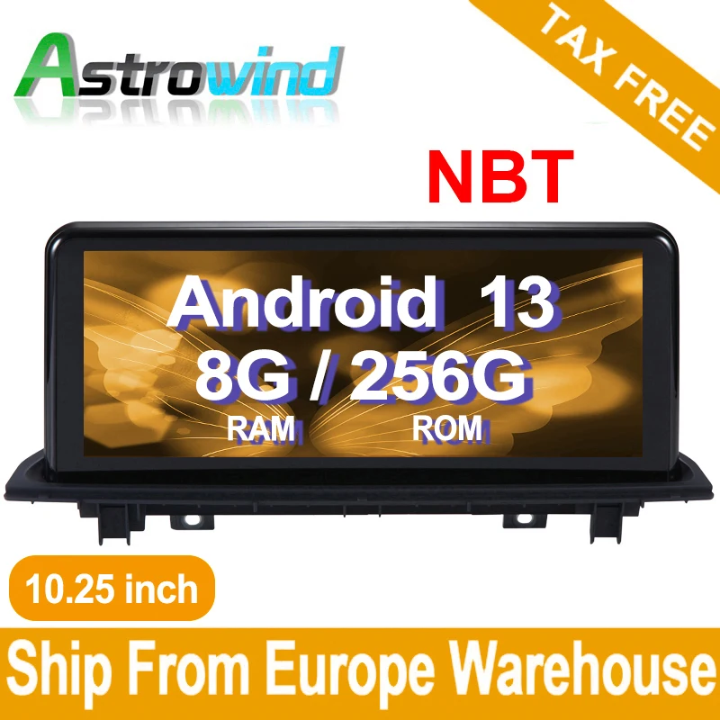 For BMW X1 F48 Android GPS Navigation Android 13 System Media Stereo Radio For BMW X1 F48 2016 2017 with NBT System