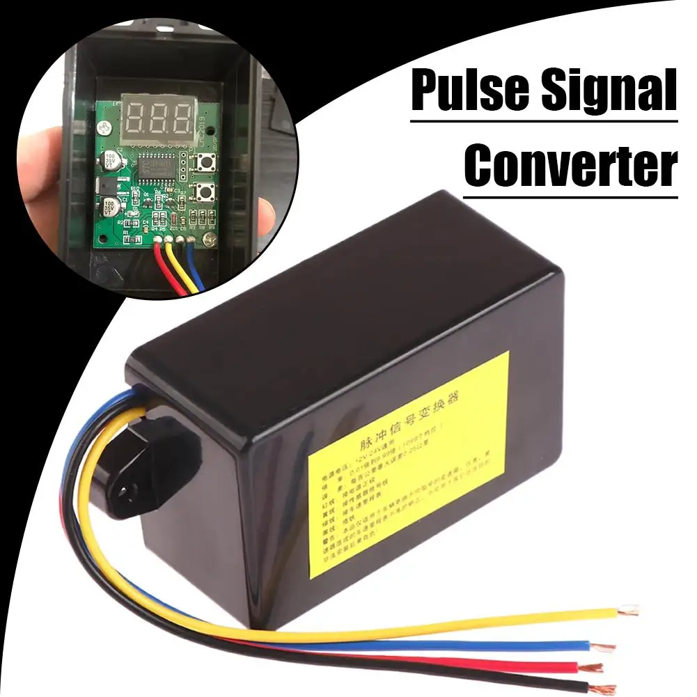 Vehicle Speed Corrector Pulse Signal Converter Odometer Adjuster for Cars & Trucks 12V/24V Speedometer Calibrator