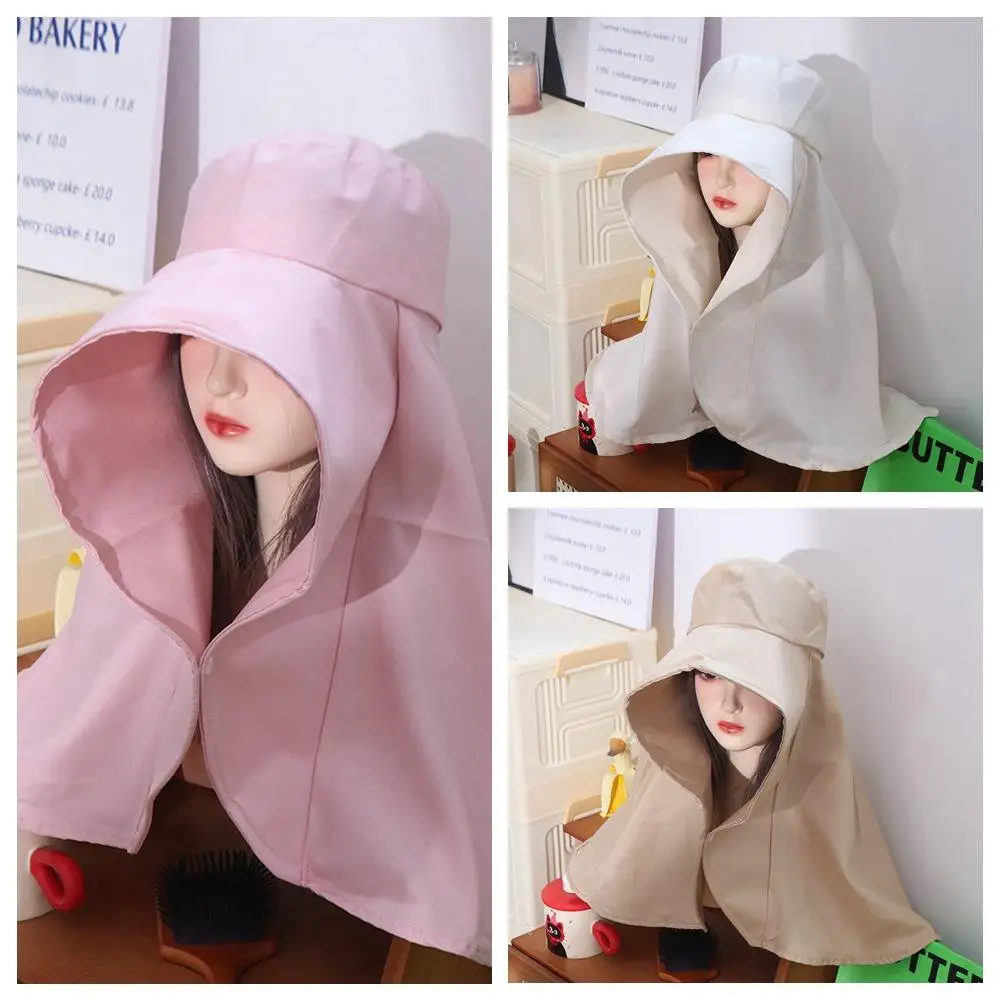 بسيطة واسعة حافة شال صياد قبعة واقية من الشمس الرقبة حماية تسلق الجبال قبعة الأشعة فوق البنفسجية مكافحة أقنعة المشي لمسافات طويلة قبعة بحافة الصيف