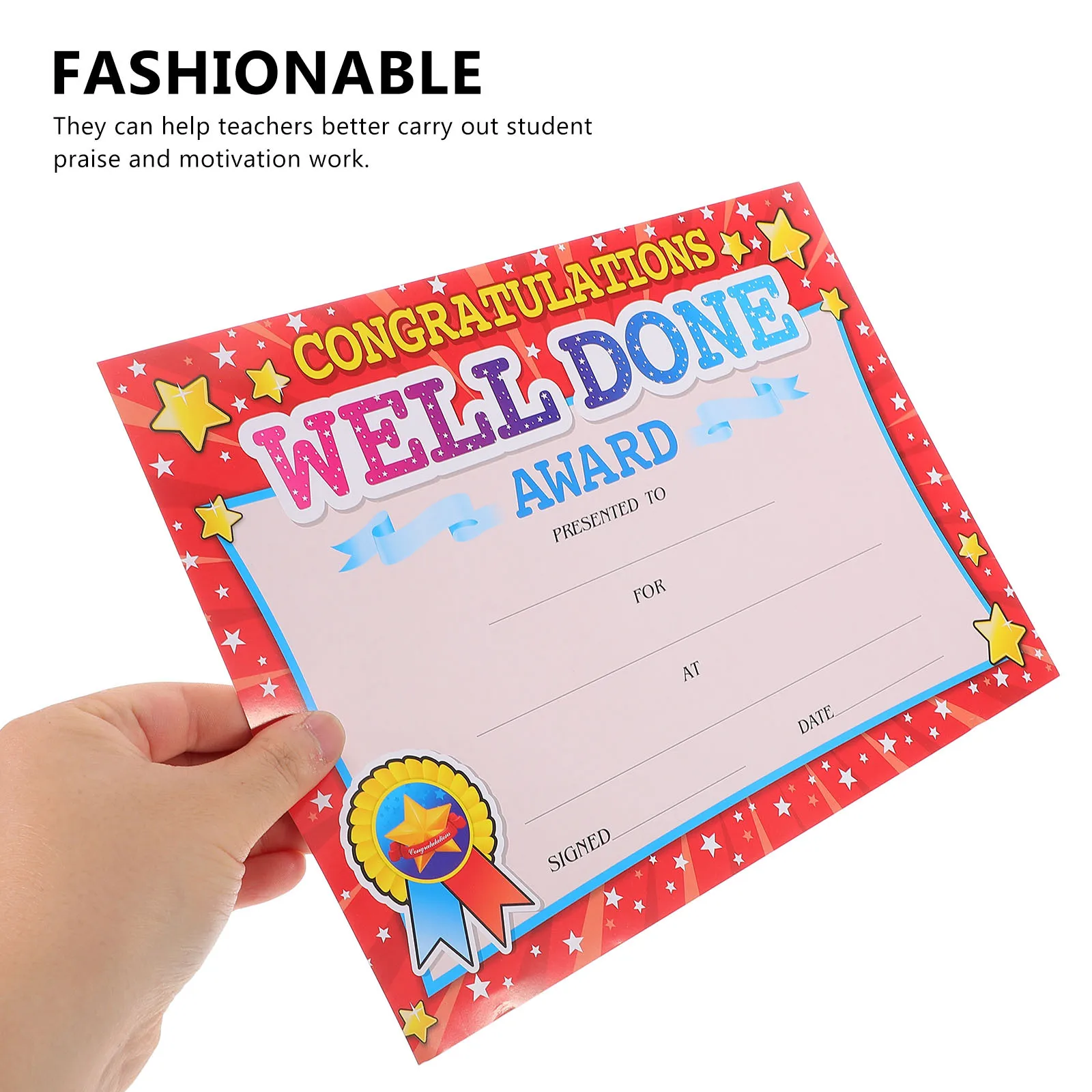 20 قطعة من شهادات رياض الأطفال، جائزة كرتونية جميلة، لوازم تعليمية ورقية، التعرف على الفصول الدراسية، إنجاز الطلاب #5