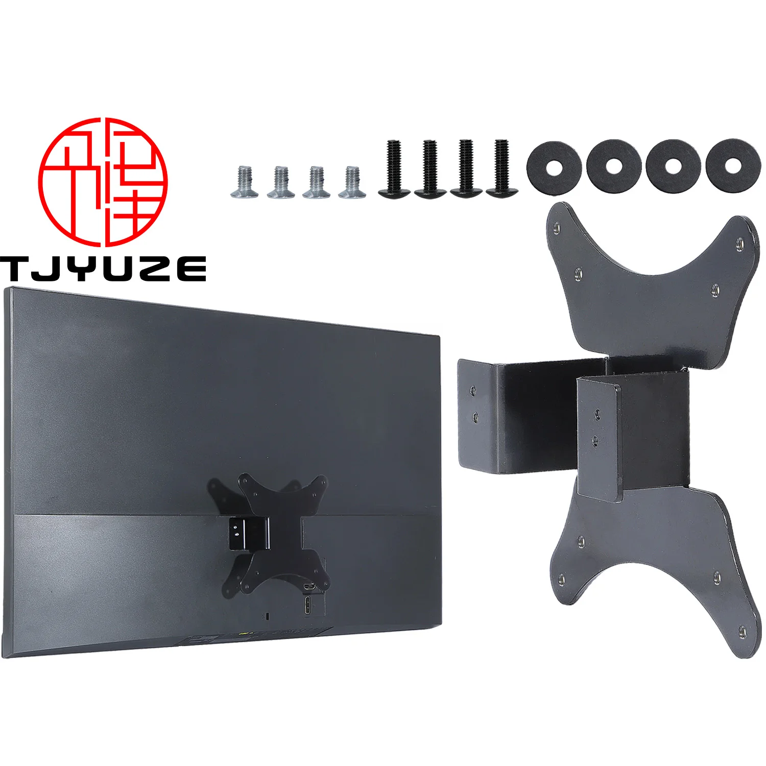 New VESA Mount Adapter for Lenovo L24q-10 L24q-20 L24i-10 L24i-20 X24q-10 by Mount Bracket for VESA 75x75 100x100 Monitors Arms