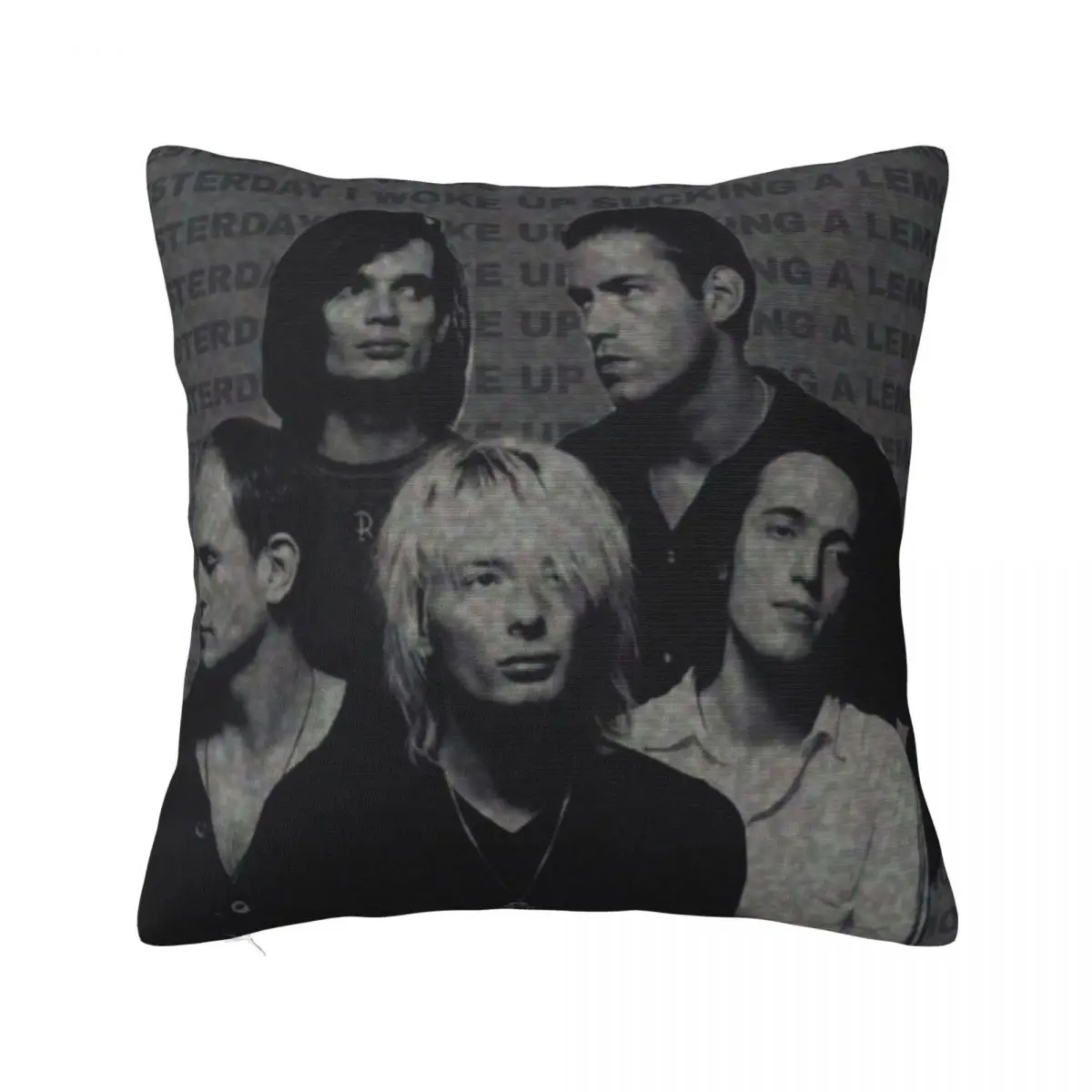 Radioheaded rock Metal Band Pillowcases Product Polyester Cushion Cover Throw Pillow Case Cover Seat Square 18