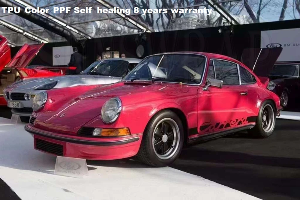 

Rally Red Colorful TPU PPF Car Paint Protection Film Car Wrapping Vinyl Stickers Vehicle Wraps