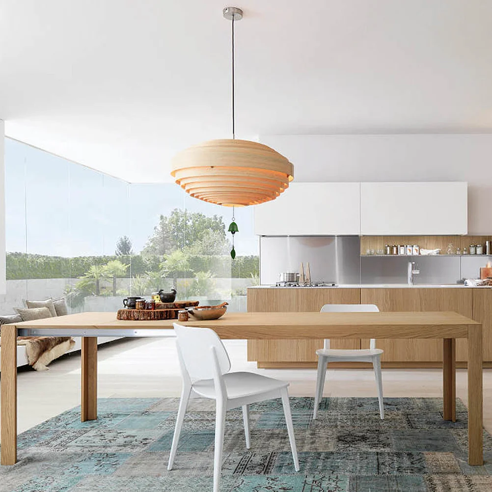 

2pcs Temple Style Hanging Bell Garden Decor For Christmas Tree Porch Window Wall Balcony Metal Bell Pendant Craft Charm