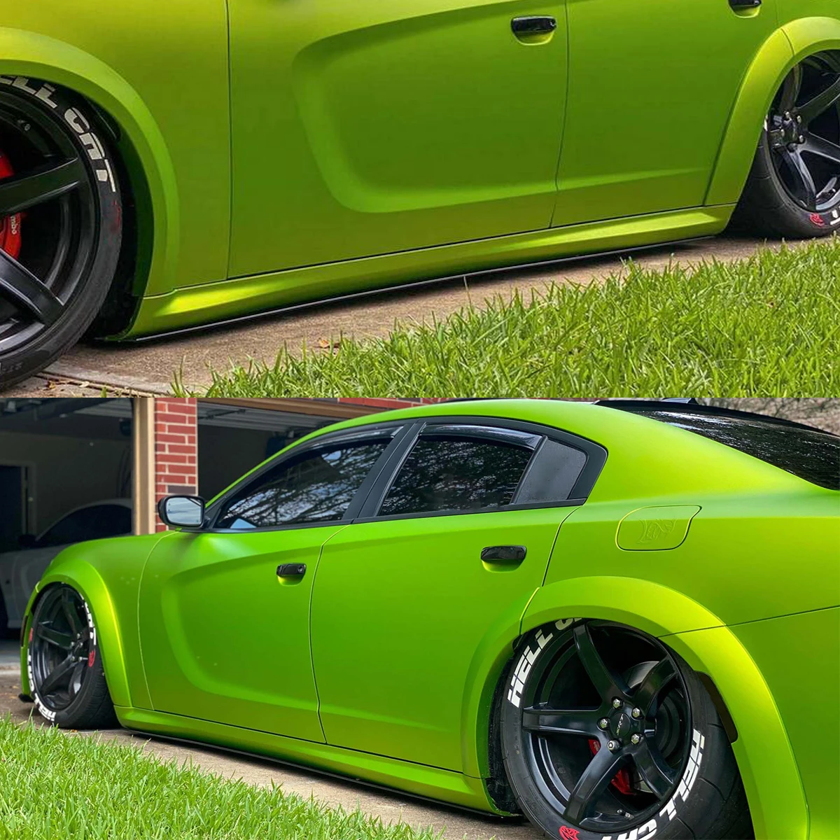 

Side Bumper Fits Dodge Charger 2015 2016 2017 2018 2019 2020 2021 2022 2023 GT Style Side Skirt Rocker Panels Extension