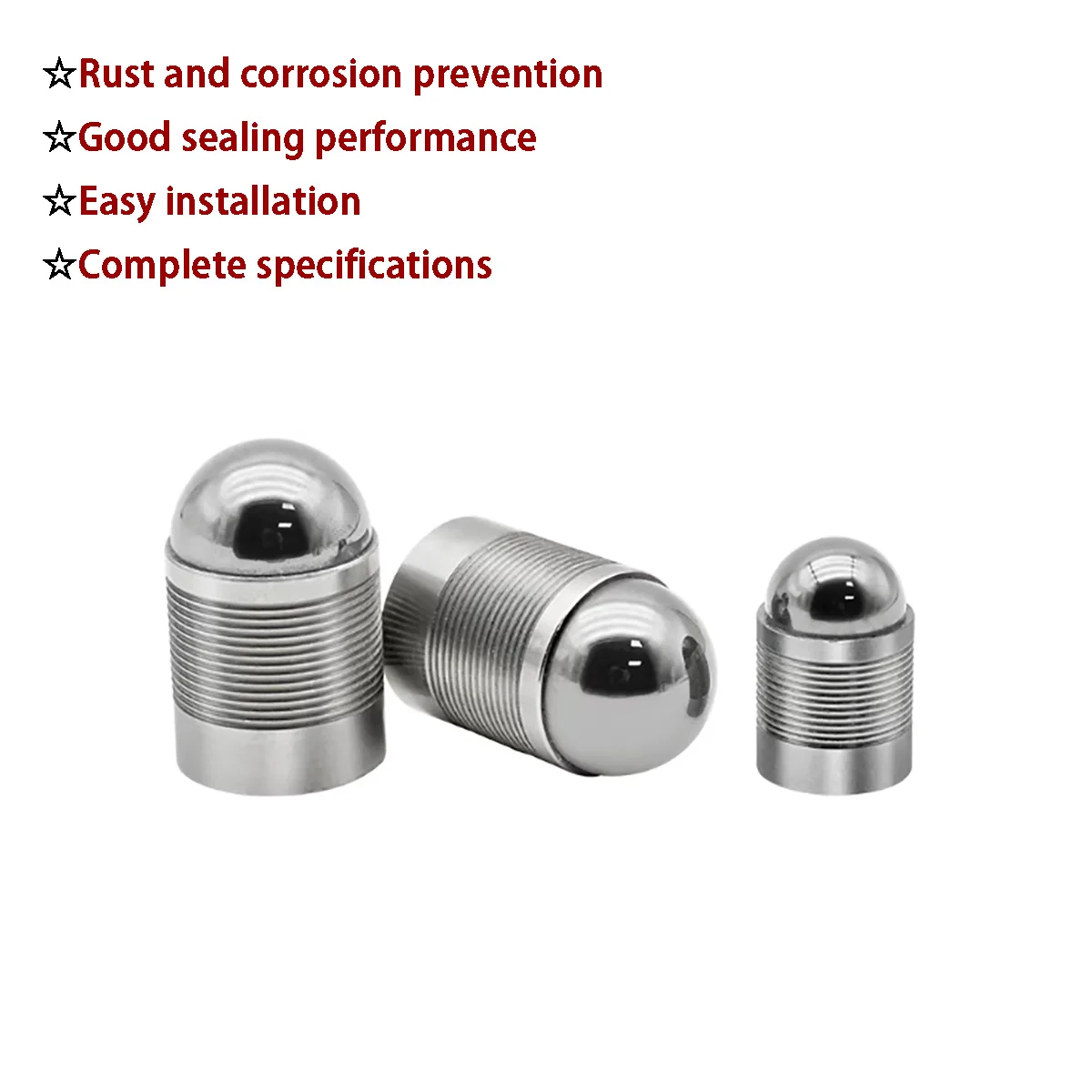 

Ball Expansion Type High-Pressure Plugs - Stainless Steel Ball Head Hydraulic Valves with Aluminum Valve Bodies