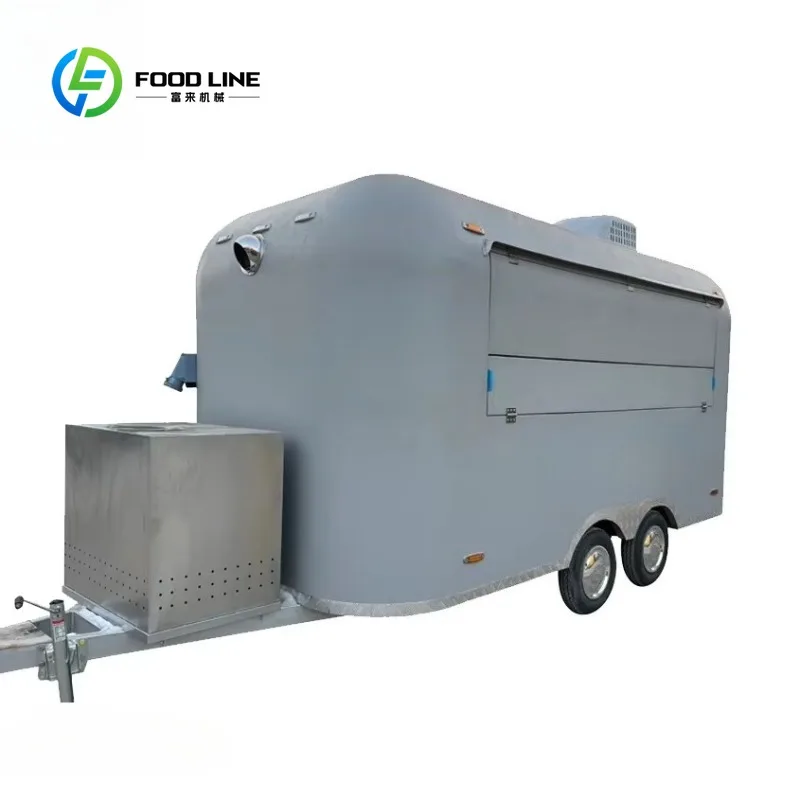 Customized Popular Qingfeng Internal Stainless Steel Mobile Food Trailer
