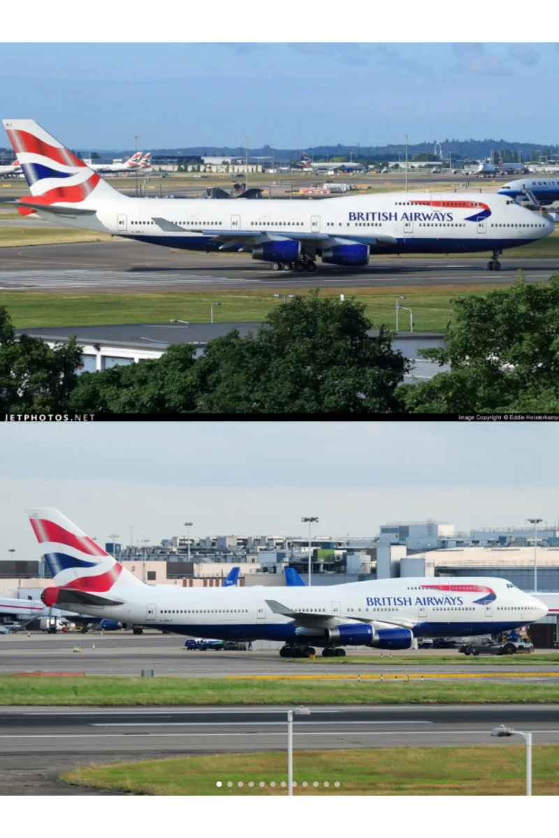 

Масштаб 1/150 B747 Британские воздушные пути, модель самолета, игрушки с легкой литой под давлением коллекция самолетов из смолы, подарки для фанатов