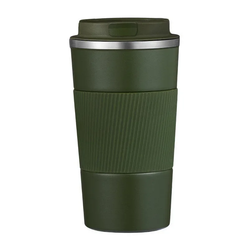 DSA stainless steel coffee cup thermos cup outdoor silicone hand guard anti-scalding car cup