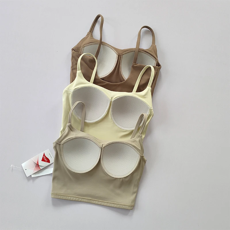Kleiner Sling-BH mit integrierter Stützfunktion, Sportunterwäsche für Damen, Schönheitsrücken-Trainings-Fitness-BH, Sommer-Bekleidungsset – Detail 9