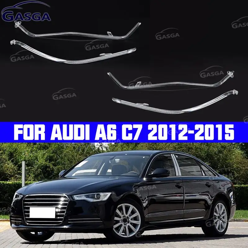 

For Audi A6 C7 2012-2015 (Xenon headlights) EU DRL Light Guide Light Guide Tube Headlight Daytime Running Light Guide Angel Eye